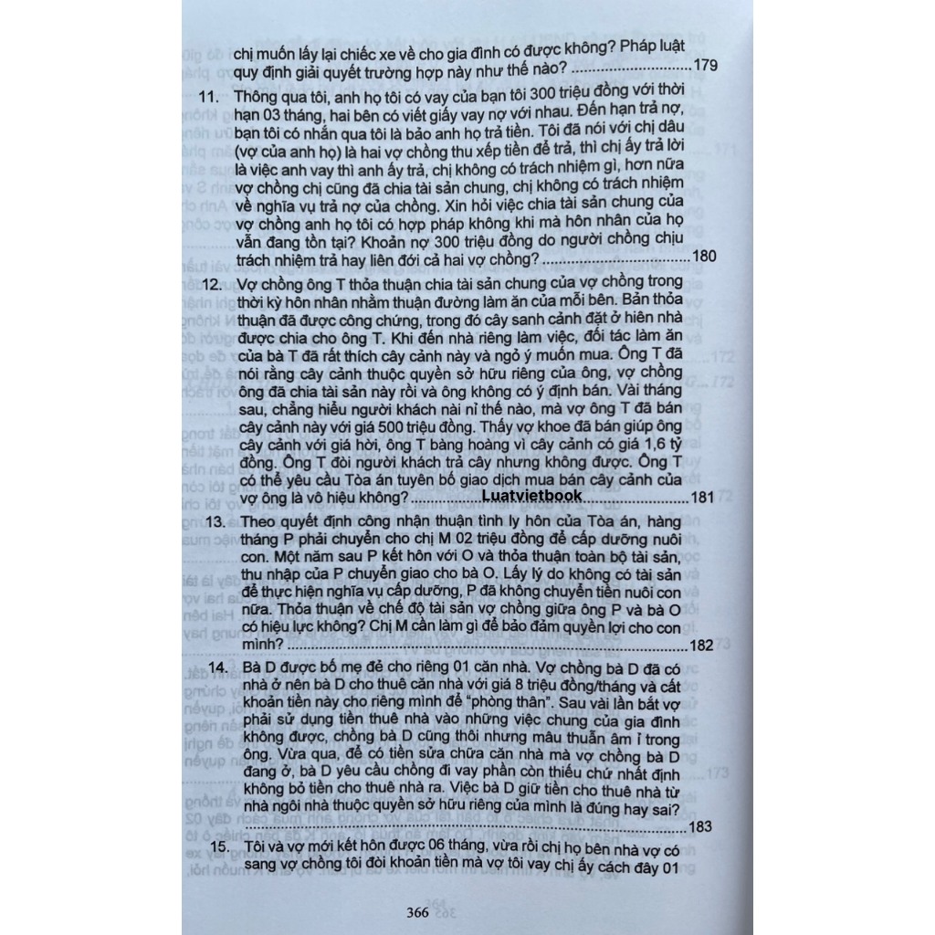Sách - Luật Hôn Nhân Gia Đình,Luật Phòng,Chống Bạo Lực Gia Đình - 166 Tình Huống Giải Đáp Pháp Luật Về Hôn Nhân Gia Đình