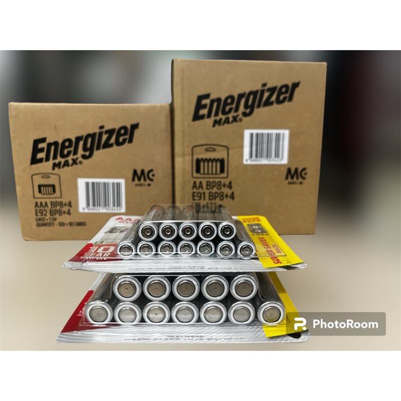 Pin AA/AAA Energizer Max E91/E92 BP8+4