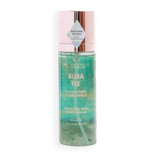 Xịt cố định lớp trang điểm Revolution Crystal Aura  giữ lớp nền lâu trôi chống nước, xịt khoá nền chai 85ml