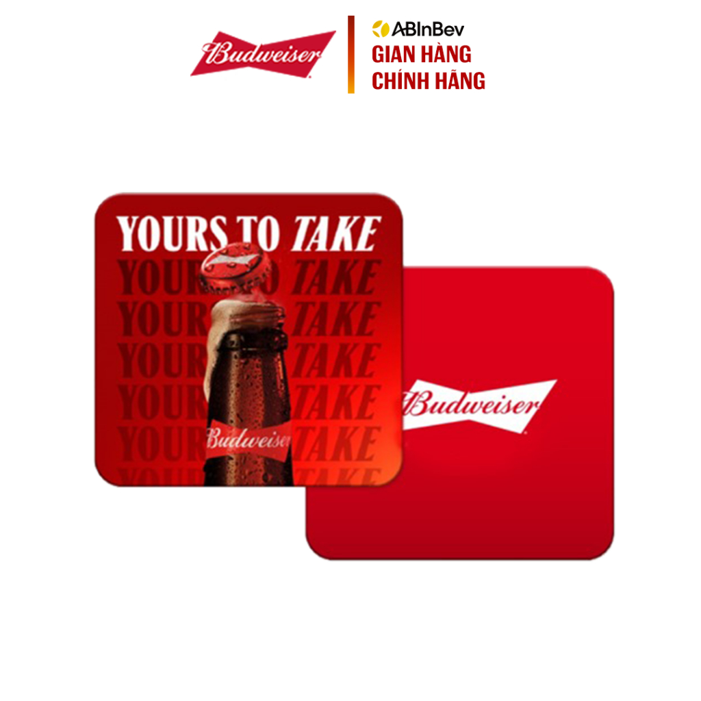 [Grocery Gift] Combo 2 Lót Ly Budweiser