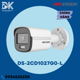 Camera ip colorvu 2mp hikvision ds-2cd1027g0-l