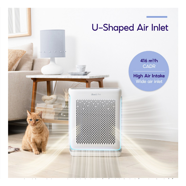Máy lọc không khí Levoit Vital 200S 88m2 - khử mùi diệt khuẩn - hút lông thú cưng mạnh - Hàng chính hãng