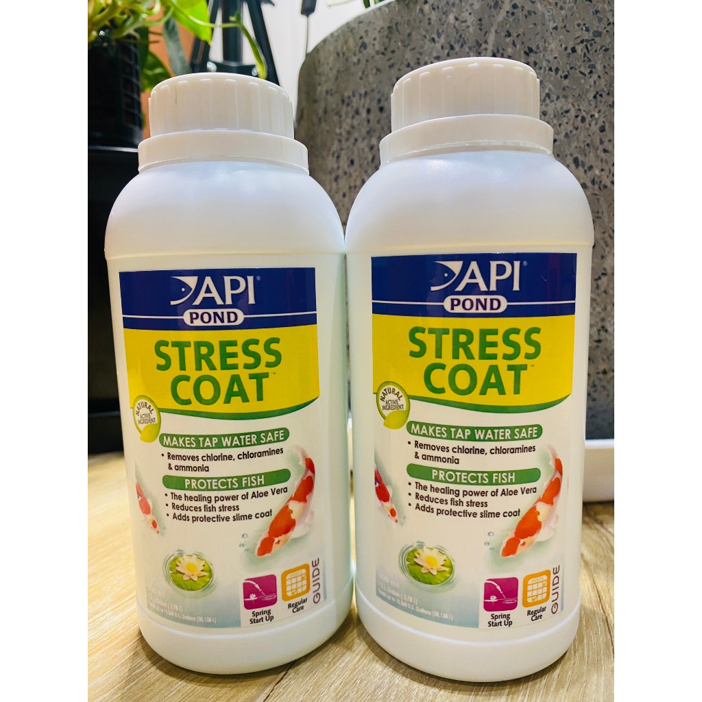 Thảo dược STRESS COAT POND Giảm Stress, Xử Lý Nước, Khử Clo Cho Bể Cá Cảnh )