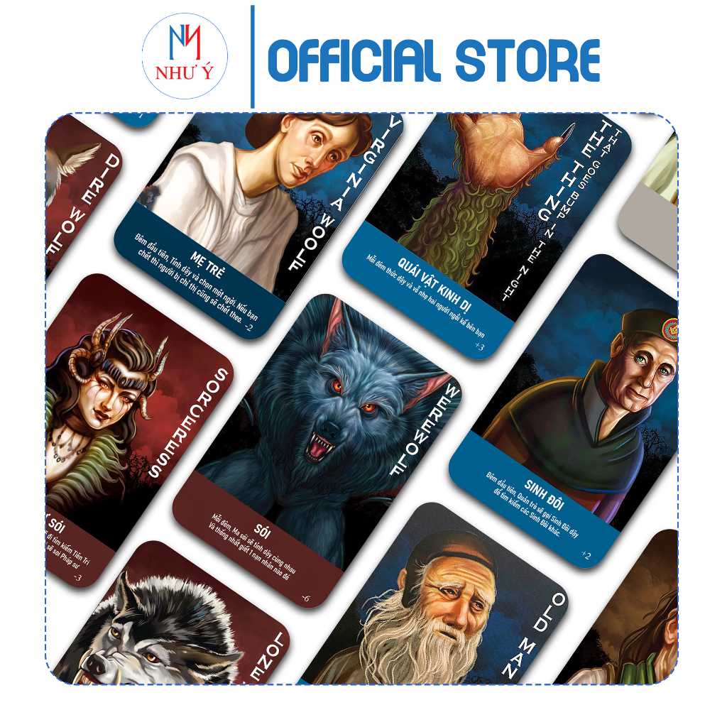 Tặng Kèm Bài Mèo Nổ Khi Mua Combo Bài Ma Sói Ultimate Việt Hóa 64 Lá Siêu Rẻ