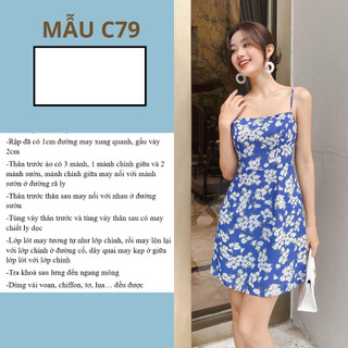 RẬP GIẤY A0 VÁY 2 DÂY MÃ C79