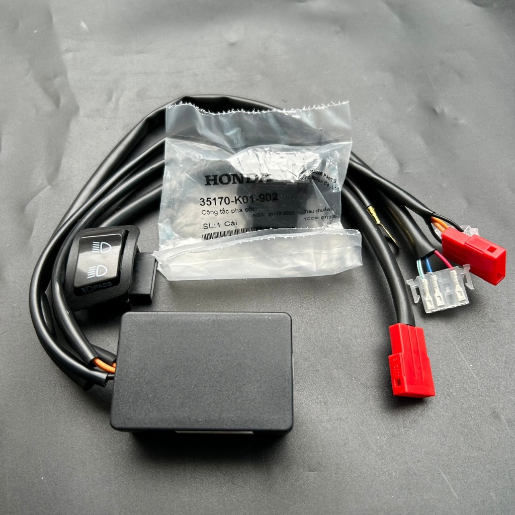 Mạch tắt đèn kèm Auto passing cực nhanh dành cho Wave và Vision, Fu125, AB  BH 1 năm