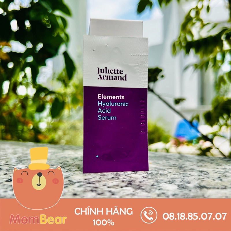 [Sample] Tinh chất Juliette Armand Hyaluronic Acid Serum dưỡng ẩm và căng da 1ml