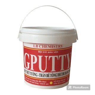 Bột trét không xả - màu xám - khô nhanh - rất cứng - gputty