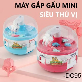Đồ chơi máy gắp gấu khủng long mini cho bé siêu thú vị cho bé tặng kèm 8 gấu