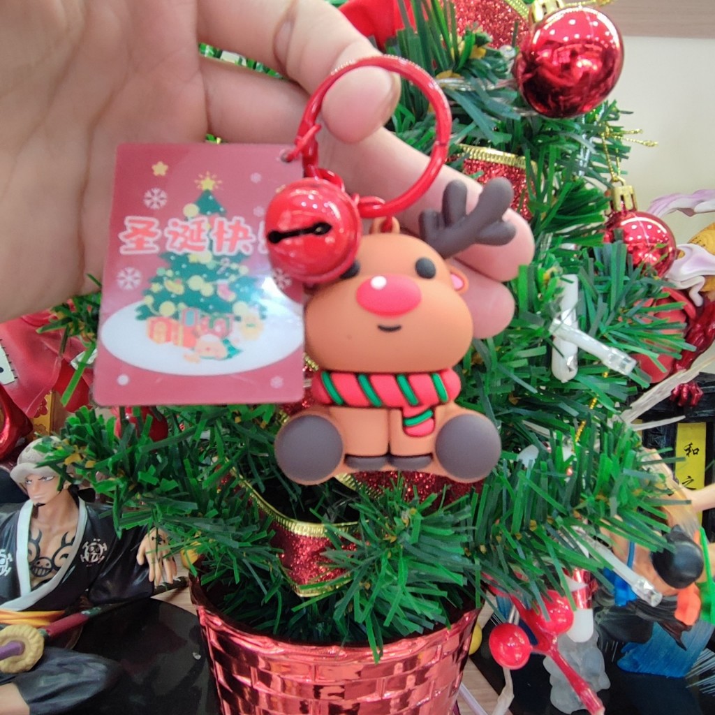 Móc Khóa Giáng Sinh, Móc Khóa Noel 3D Trang Trí Balo Túi Xách Nhiều Mẫu Hot Trend Hiện Nay