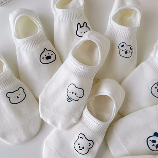 Tất nữ Classy vớ nữ cotton màu trắng mix họa tiết cute Hàn Quốc G1388