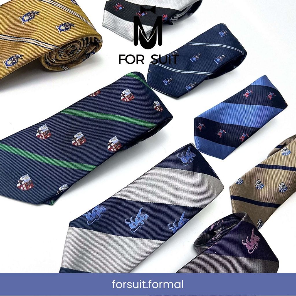 Cà vạt nam FORSUIT màu xanh chất liệu lụa Polyester cao cấp dập vân dày bản 7cm phong cách lịch lãm