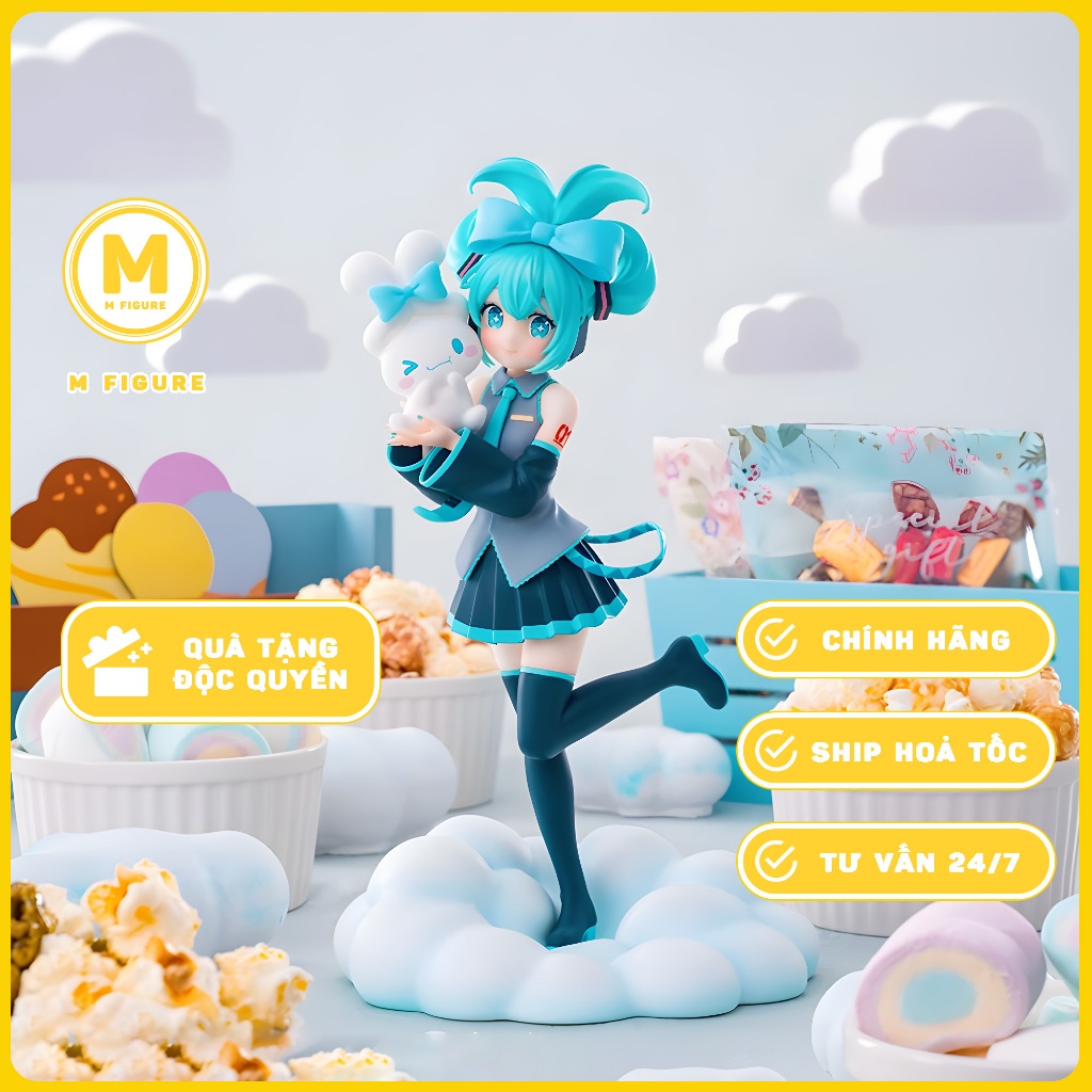 MÔ HÌNH Hatsune Miku - Cinnamoroll - Piapro Characters - Hatsune Miku x Cinnamoroll - Luminasta  FIGRUE CHÍNH HÃNG