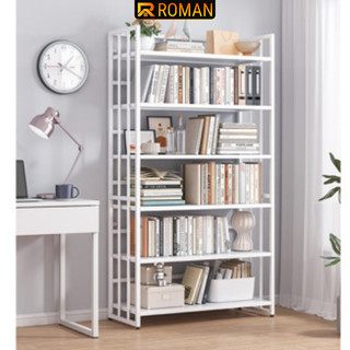 Kệ đa năng, kệ sách nhiều tầng chân sắt mặt gỗ mdf cao cấp chất lượng thương hiệu roman - rm97