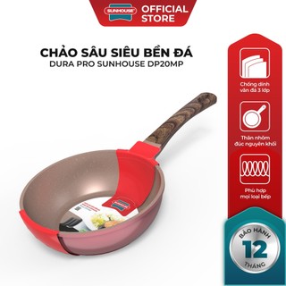 Chảo sâu siêu bền đá dura pro Sunhouse DP20MP - DP24MP