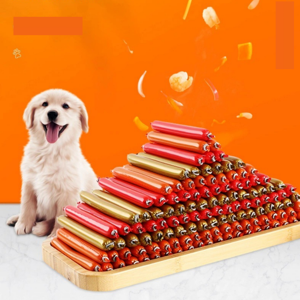 Súp Thưởng Cho Mèo Shizuka I Xúc Xích 5 Vị Cho Chó Mèo 15G