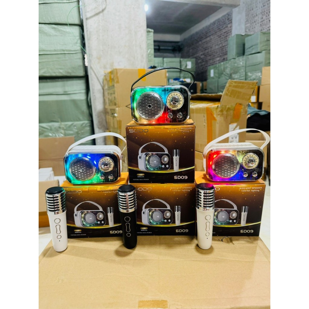 Loa Bluetooth karaoke SD-09.