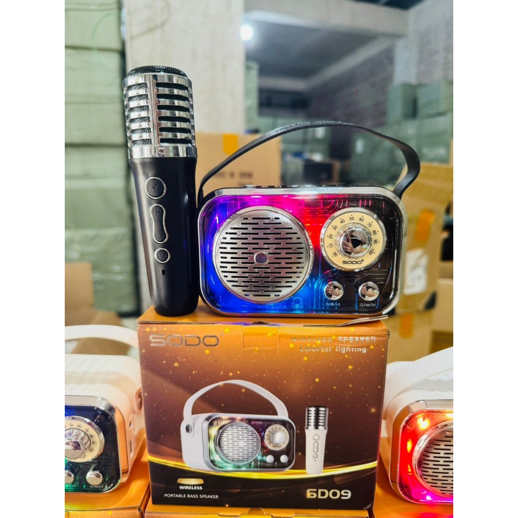 Loa Bluetooth karaoke SD-09.