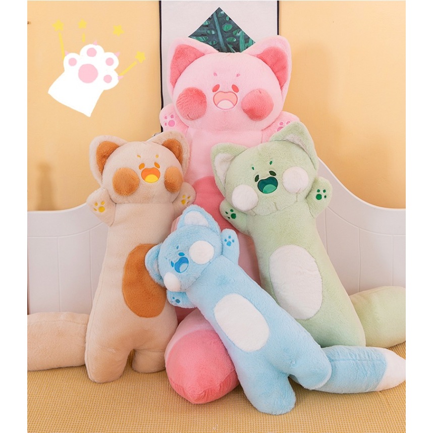 Gấu Bông Mèo DuDu 100cm, Gối Ôm Mèo Dễ Thương