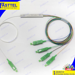 Bộ chia quang plc splitter 1x4 sc/apc, sc/upc