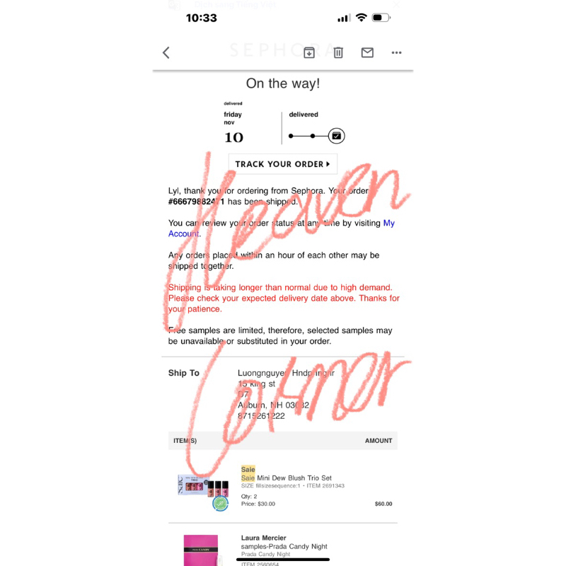 Má Hồng Kem Saie Mini Dew Blush Trio Set 3 x 7ml