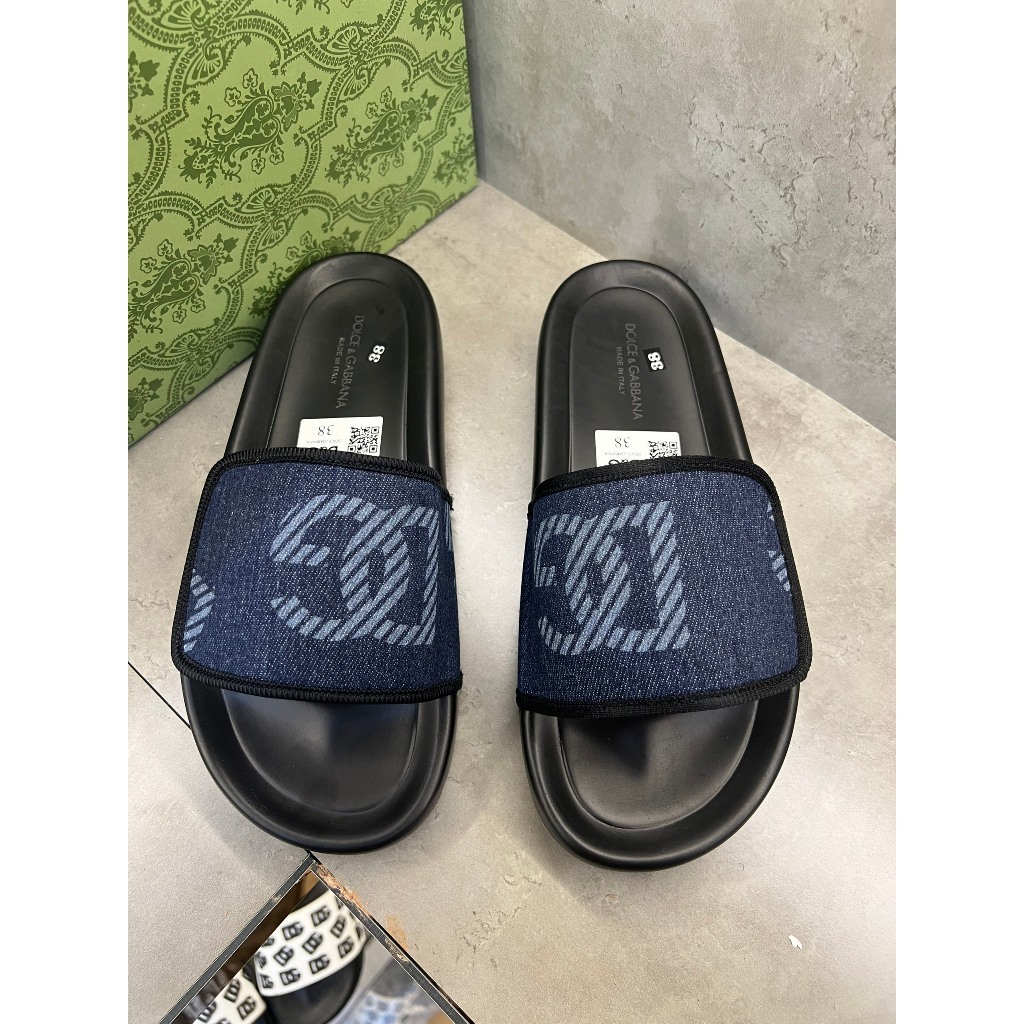 Dép dg quai dán siêu đẹp phong cách mới, dép quai ngang nam chất nhất 2024.