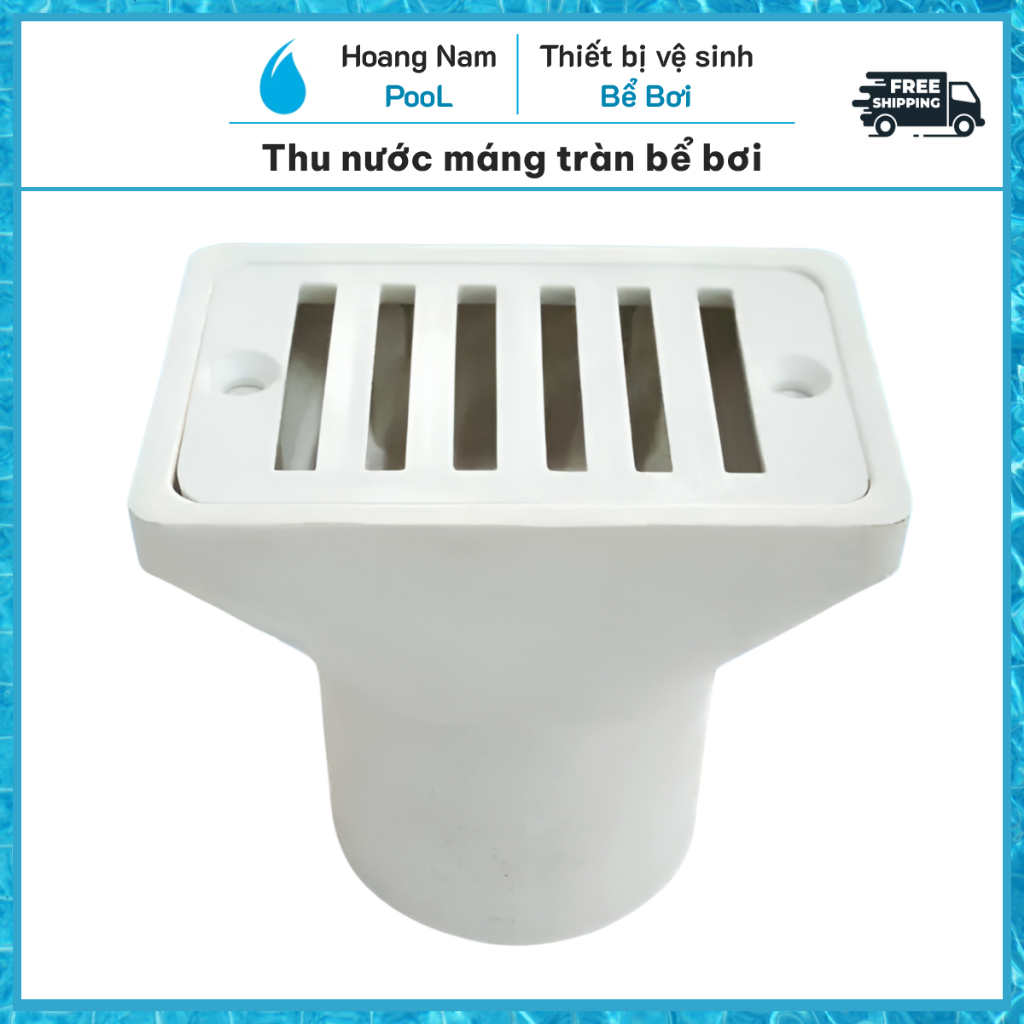 Thu nước máng tràn bể bơi, thu nước rãnh tràn hồ bơi