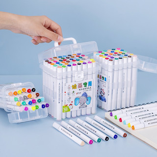 [ DaVinci ] Bút Màu Marker Gốc Nước Set 12/24/36/48 màu bút đánh dấu và vẽ hai đầu