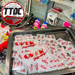 [ Giá 1 Tem ] Tem Sticker Over racing✌🏻🚗