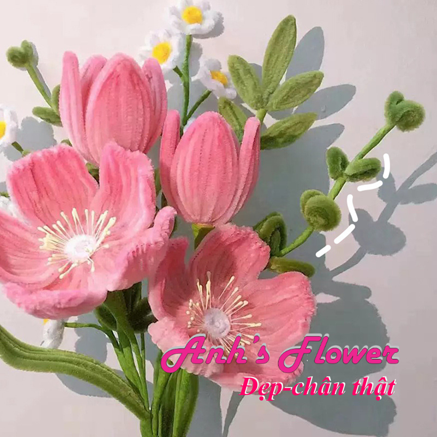 Kẽm nhung loại 1 làm hoa trang trí hoa tết chuyên đào mai lan ly sen cẩm chướng cát tường