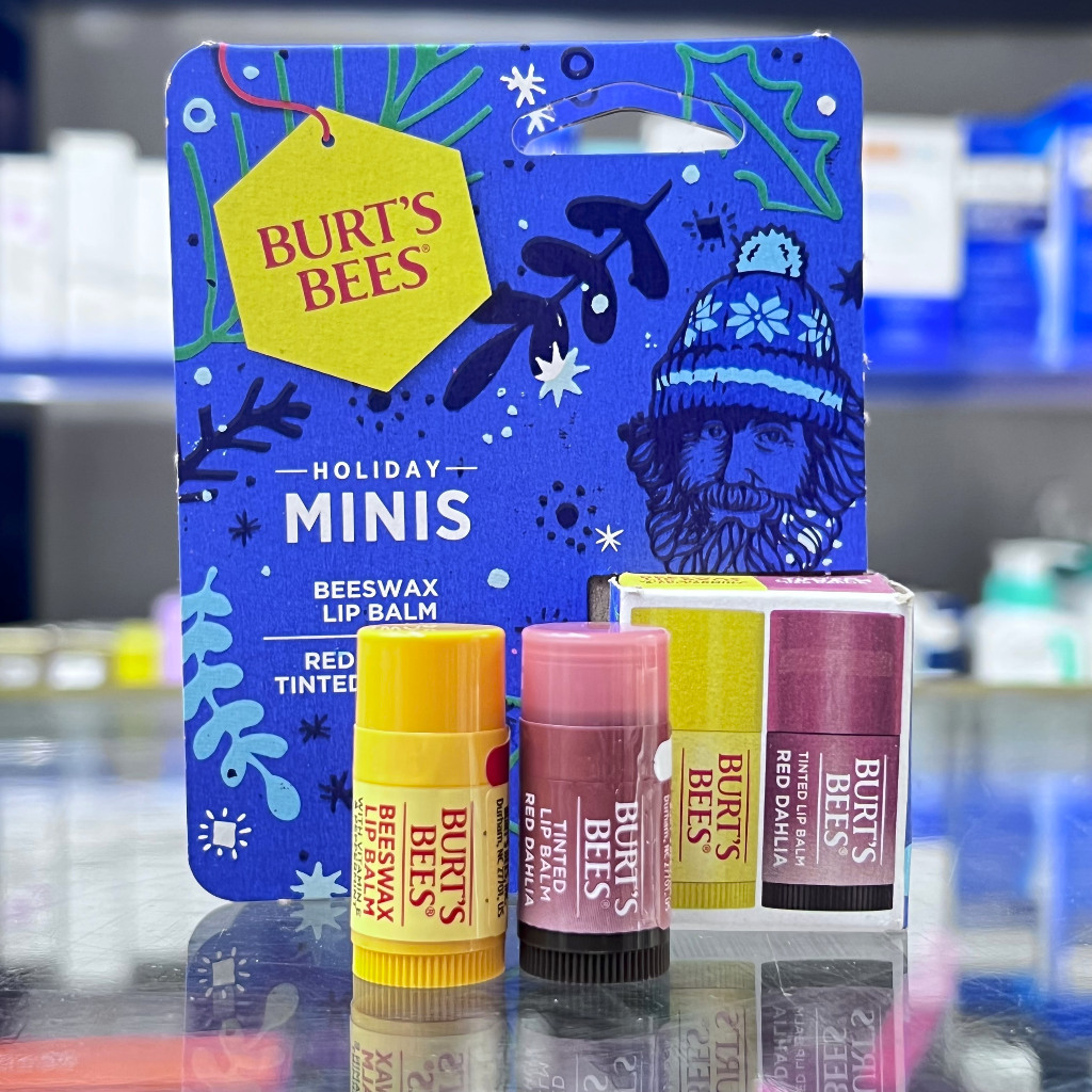 Set son dưỡng môi Burt's Bees phiên bản giới hạn Holiday Minis Lip Balm