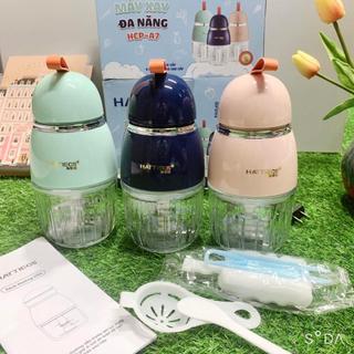 Máy xay ăn dặm cho bé Hattiecs 8 lưỡi dao dung tích bảo hành 12 tháng