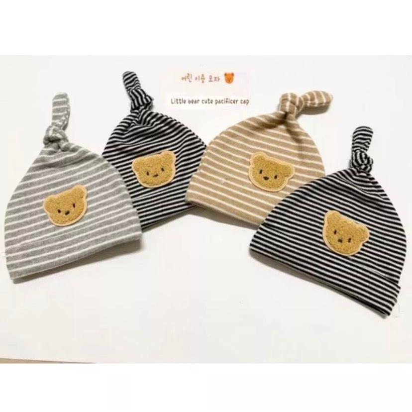Mũ cho bé sơ sinh buộc hình củ tỏi (mã 13)