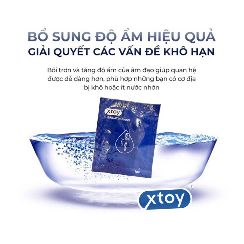Gel bôi trơn Xtoy cokelife gốc nước, gel HA gốc nước, dạng gói tiện dụng 7ml - MA Shop