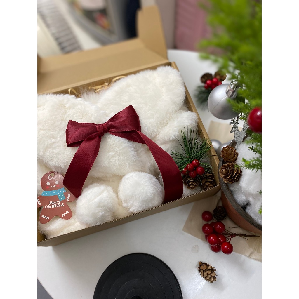 Quà giáng sinh tặng người yêu mũ len nữ ấm áp mùa đông tai gấu tặng quà tặng sinh nhật,noel, kỉ niệm nón lông cừu