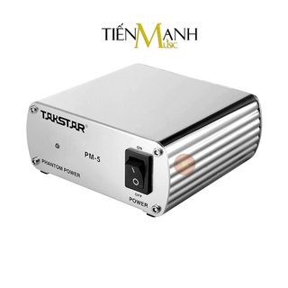 [Chính Hãng, Loại Tốt] Takstar PM-5 - Nguồn Phantom 48V Cho Micro Condenser Phòng Thu Studio PM5 Mic Microphone