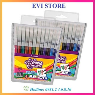 Bút lông màu 12 màu luxor 6101 / dạ màu luxor 6101 được sản xuất từ ấn độ