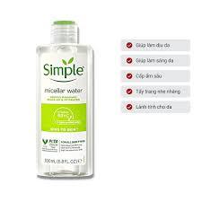 Nước Tẩy Trang Simple Micellar Water 200ml