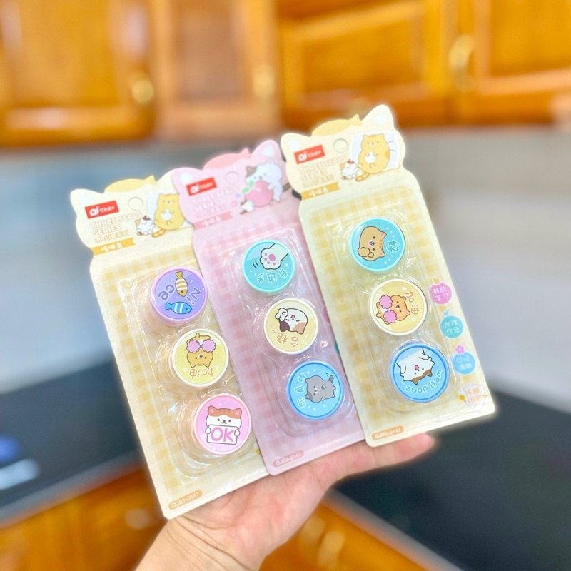 - Đồ Chơi Đóng Dấu Gấu, Mèo, Thỏ, Trái Cây Cute