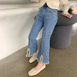 (G89) quần jeans ống loe cho bé gái từ 4-8y ( 15-25kg ) quần bò bé gái