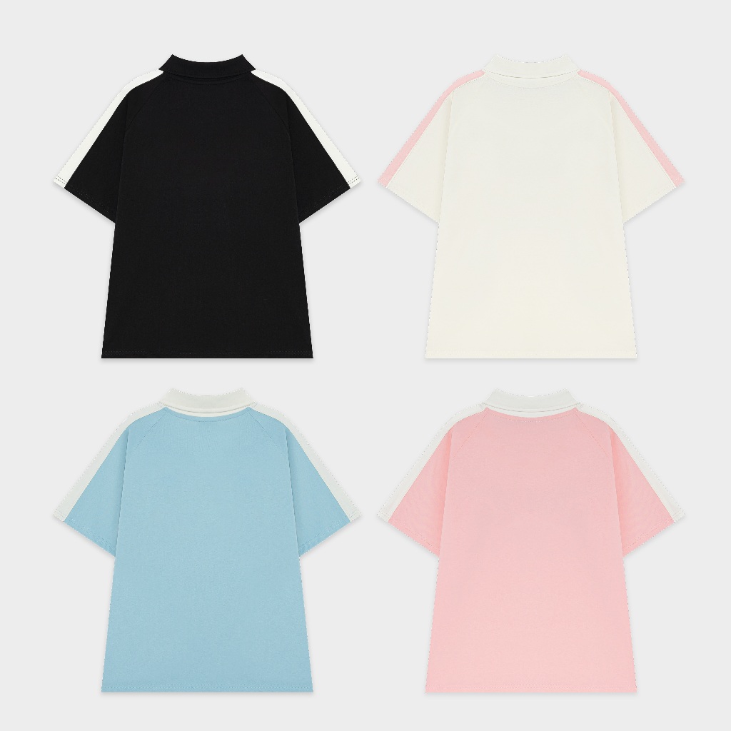 Collection Tết - Đi kèm móc khóa Dragon - Áo Polo phối cổ sọc tay Outerity Five Star Tee / Unisex Localbrand 2024