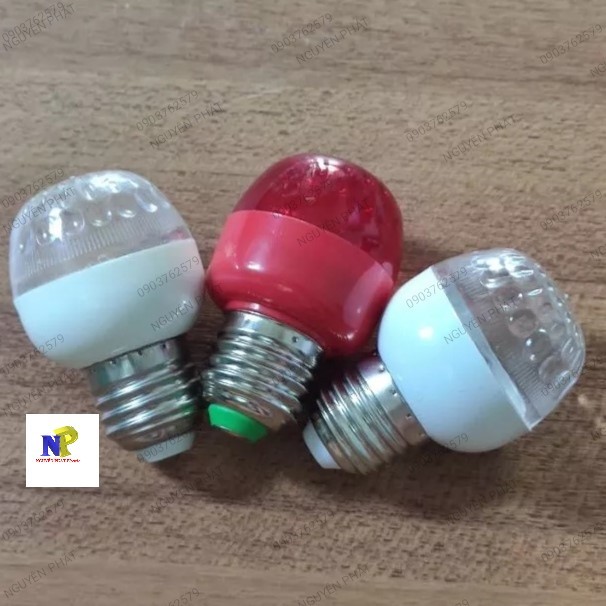 Bóng Đèn Led Chanh Tròn Kín Nước 5w 1 Màu Vả 7 Màu