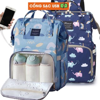Balo Bỉm Sữa Cho Mẹ Và Bé, Túi Đựng Đồ Cho Bé Khi Ra Ngoài | Túi Dung Tích Lớn Đựng Đồ Sơ Sinh