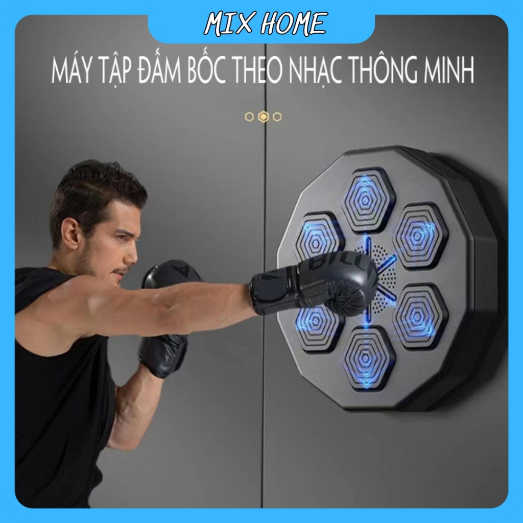 Máy Đấm Boxing Theo Nhạc Thông Minh Bluetooth Thế Hệ Mới, Máy Đấm Bốc Tại Nhà, Thiết bị tập thể dục tại nhà M195