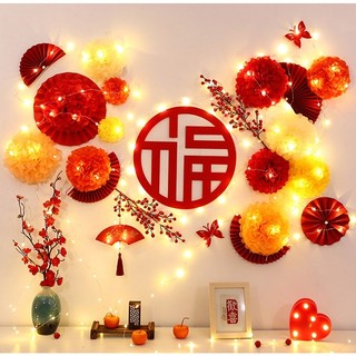 Hoa giấy bông cẩm tú cầu đủ màu sắc trang trí RV001