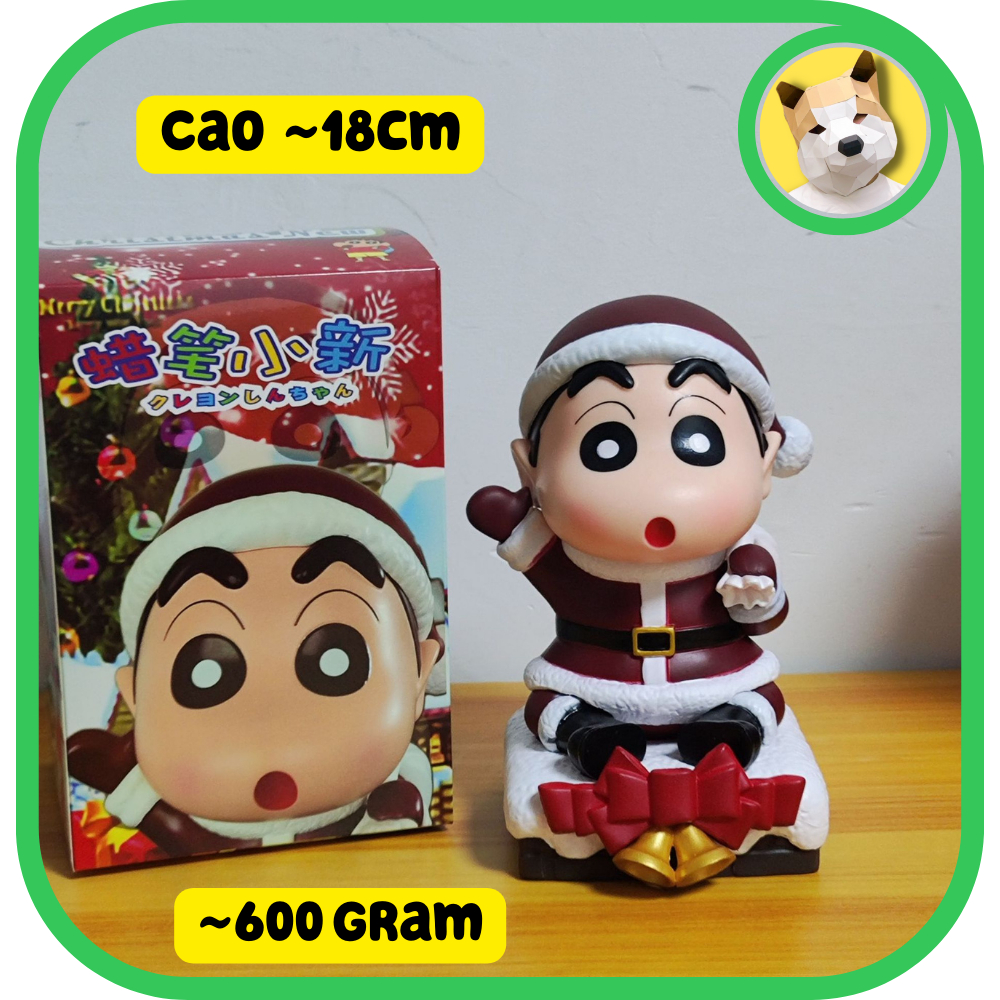 Mô hình Shin noel giáng sinh Cậu bé bút chì Shinosuke cosplay dễ thương quà tặng tiệm Beocaz
