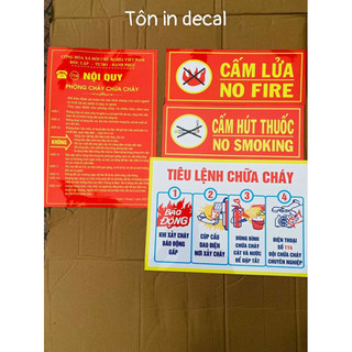 Bộ nội quy tiêu lệnh pccc