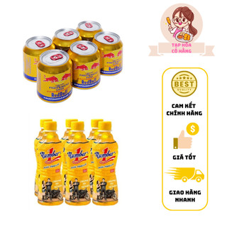 Lốc 6 Nước tăng lực Number one 330ml chai, bò cụng redbull 250ml