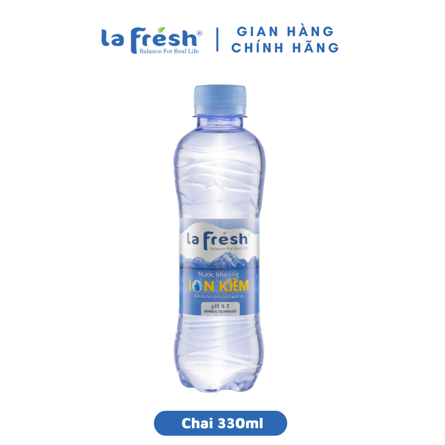 [HỎA TỐC]  Nước Khoáng ION Kiềm Lafresh (330ml/chai)