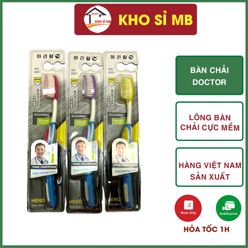 bàn chải đánh răng DOCTOR lông mềm mịn